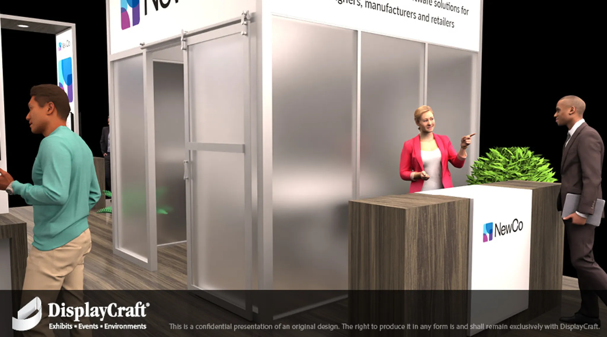 20x50 Île booth design by DisplayCraft